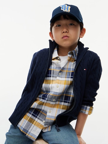 TOMMY HILFIGER Strickjacke in Blau