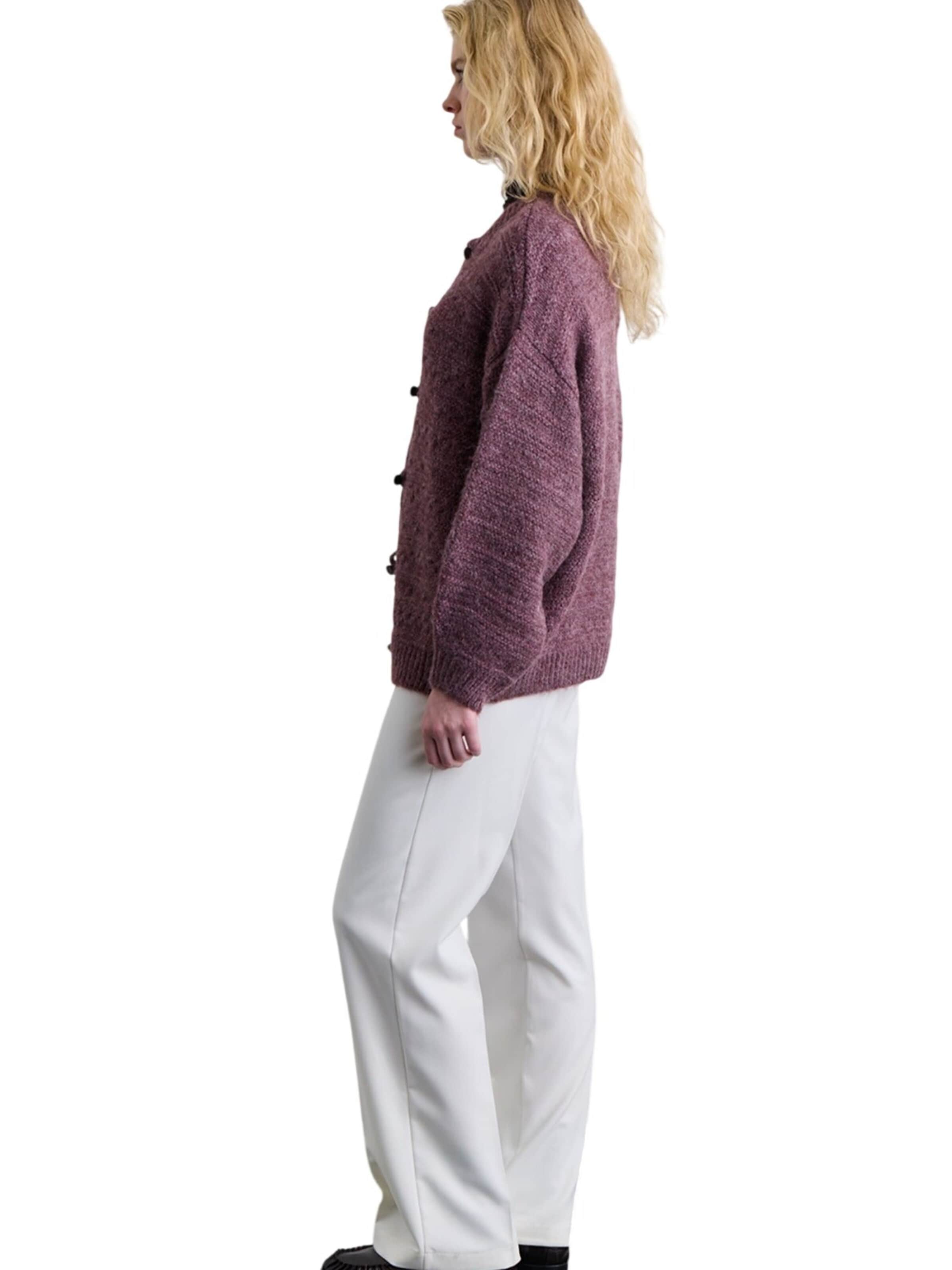MANUKA Knit Cardigan in Red