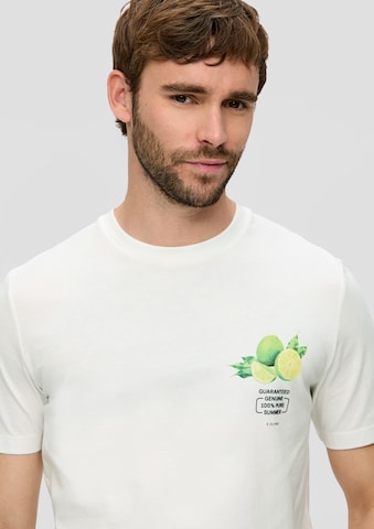 T-Shirt s.Oliver en blanc