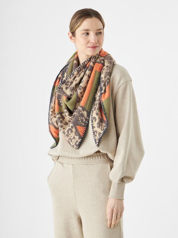 CODELLO Shawl in Green: front