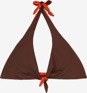 CALZEDONIA Triangle Bikini Top 'DOUBLE CONCEPT' in Brown: front
