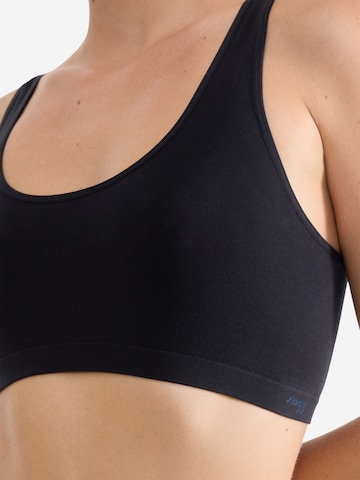SLOGGI Bralette Bra ' Blue Go Sense ' in Black