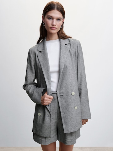 Blazer 'Farah' MANGO en gris : devant