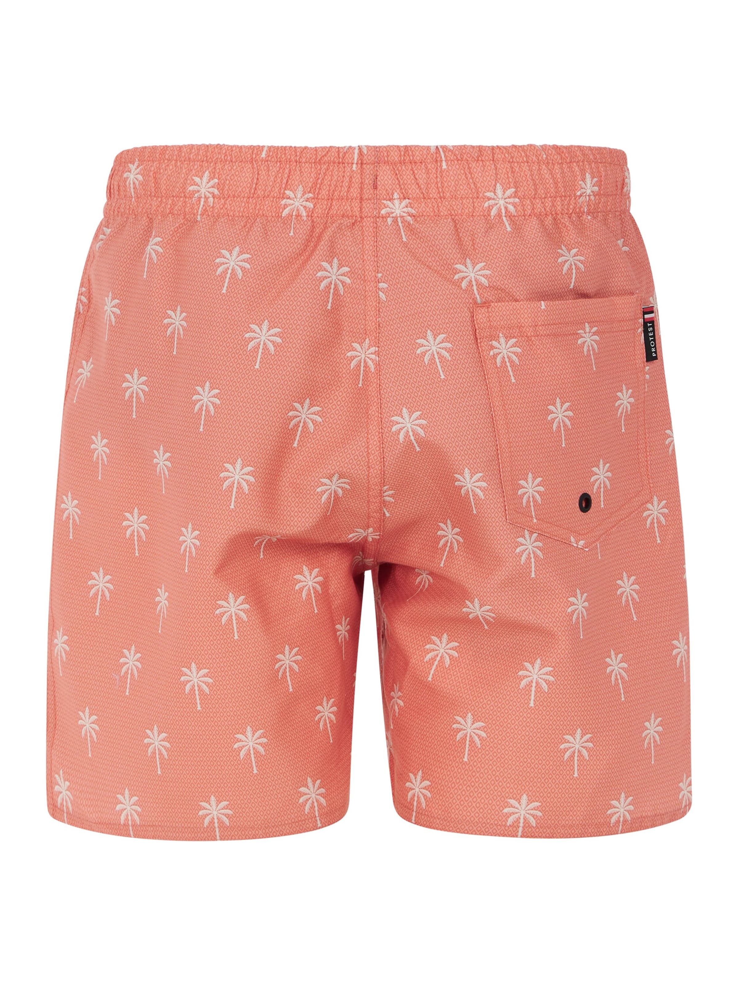PROTEST Board Shorts 'PRTFONZ JR' in Orange