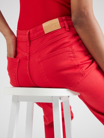 PULZ Jeans Loosefit Τζιν σε κόκκινο
