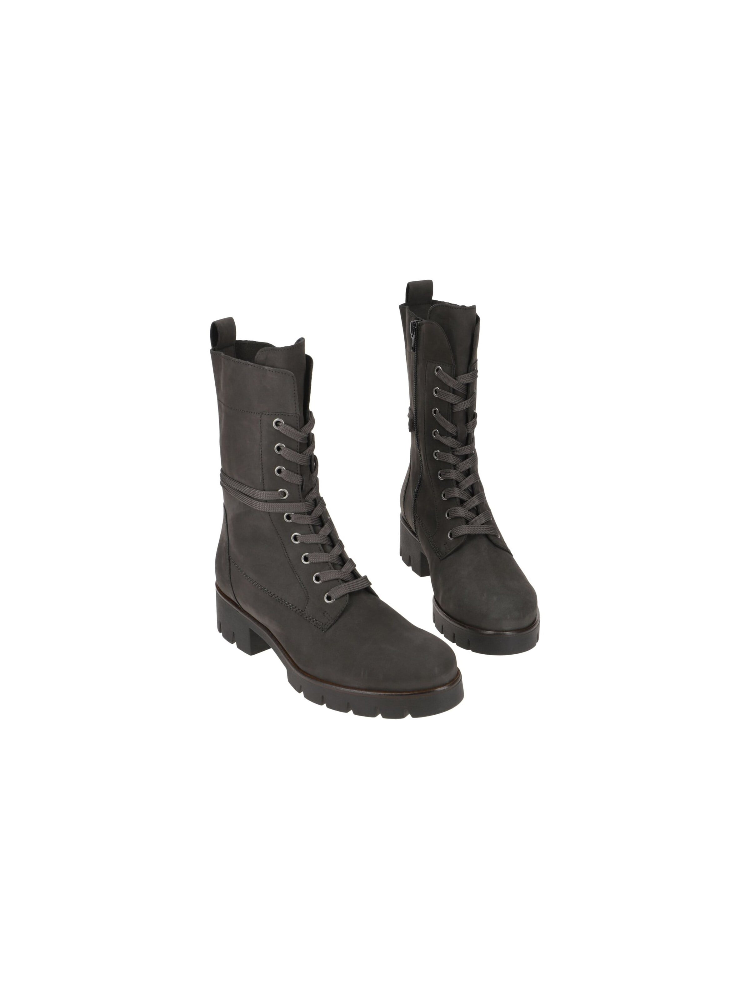 GABOR - Botas 'Gabor Fashion Stiefelette Lace Up Boots dunkelgrau 31.712.18' em cinzento