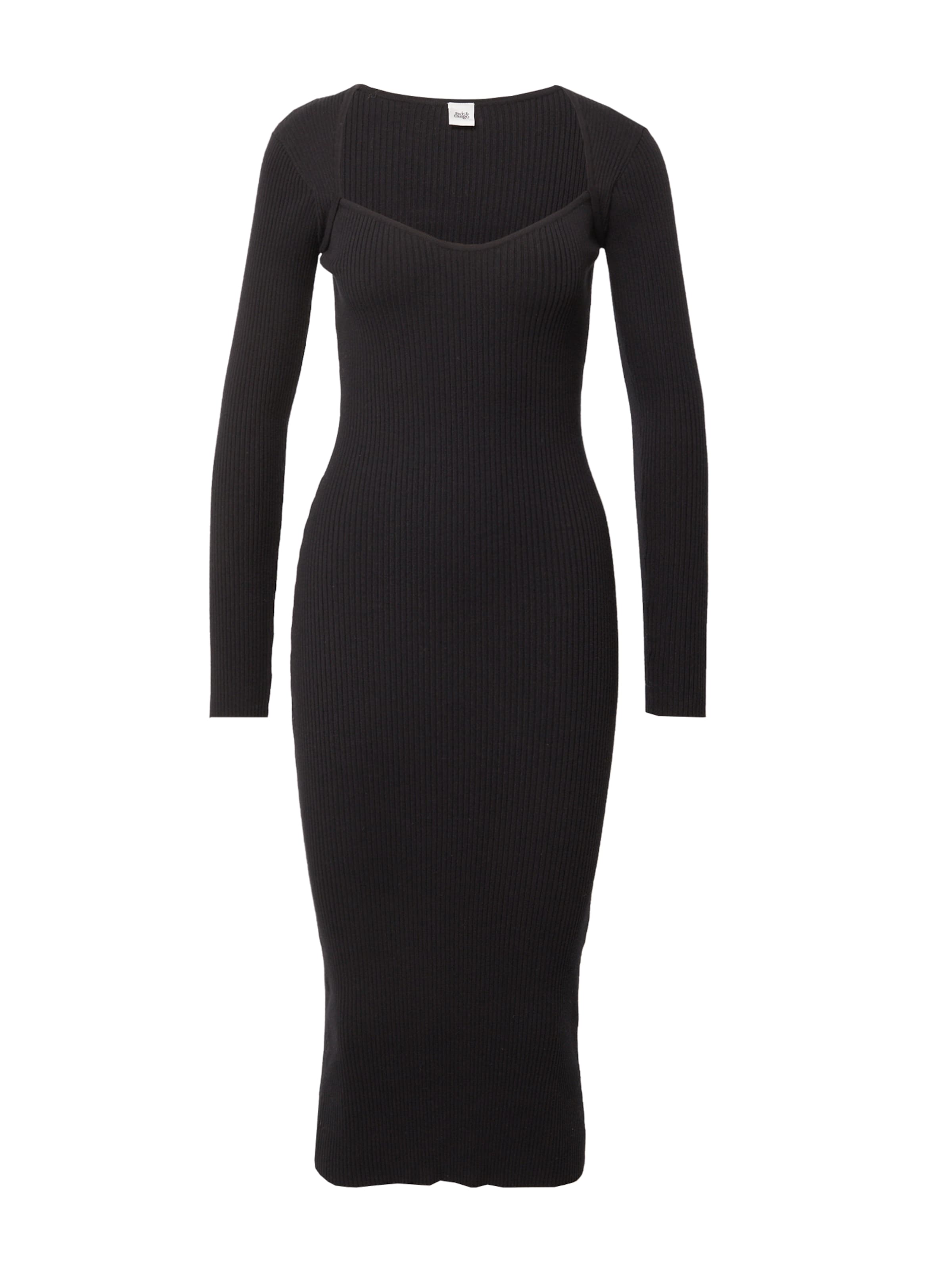 Twist & Tango - Vestido de punto 'Elodie' en negro: frente