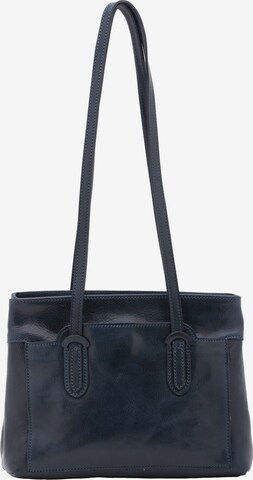 Borsa a spalla 'Borsa a Spalla Donna Vera Pelle Vacchetta - Chiusura Zip' di I Fratelli in blu: frontale