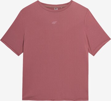 T-shirt fonctionnel 4F en rose : devant