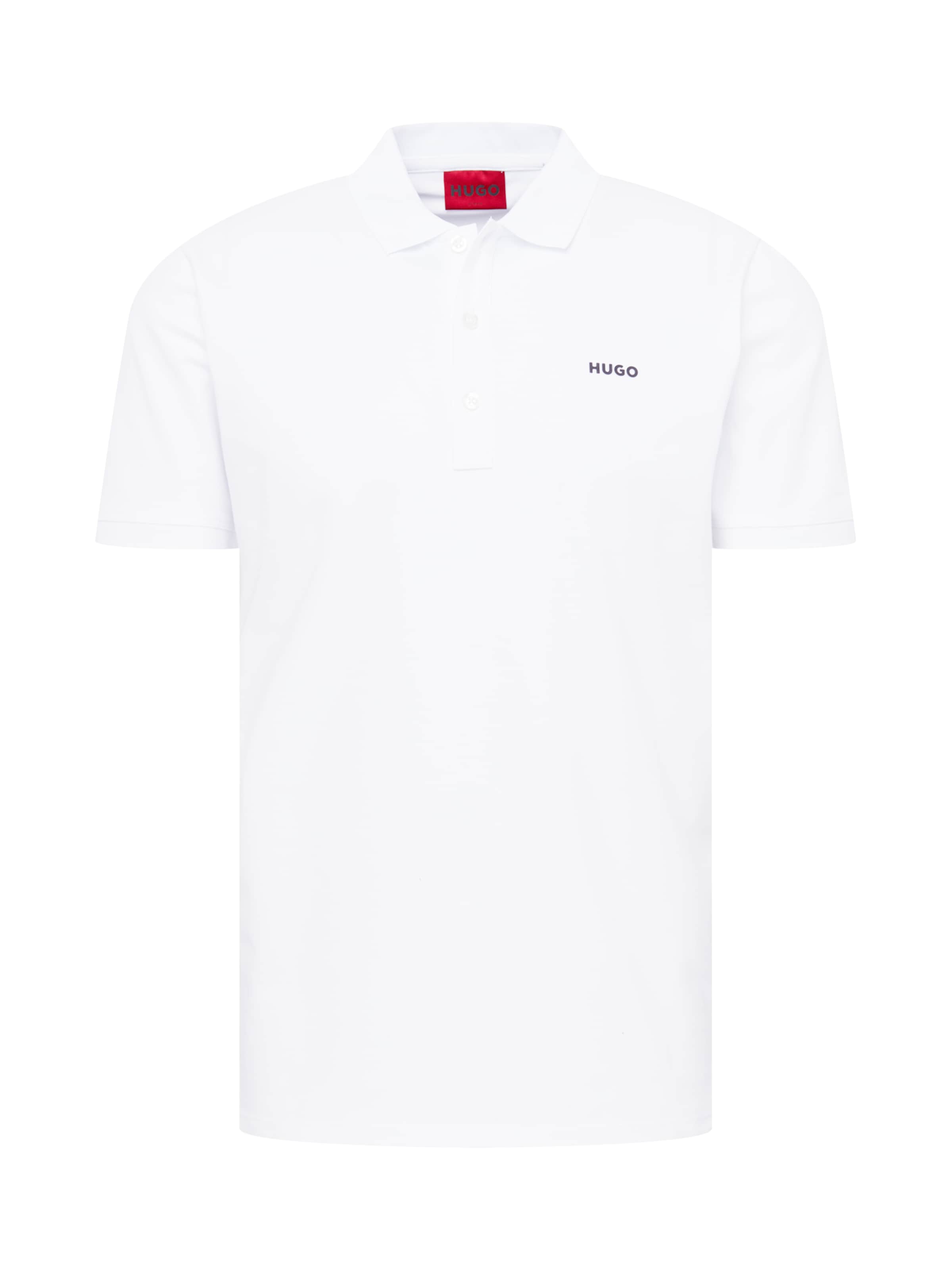 HUGO Poloshirt 'Dinos' in Weiß: Vorderseite