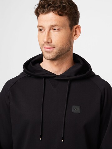 BOSS Sweatshirt 'Seeger 85' in Schwarz