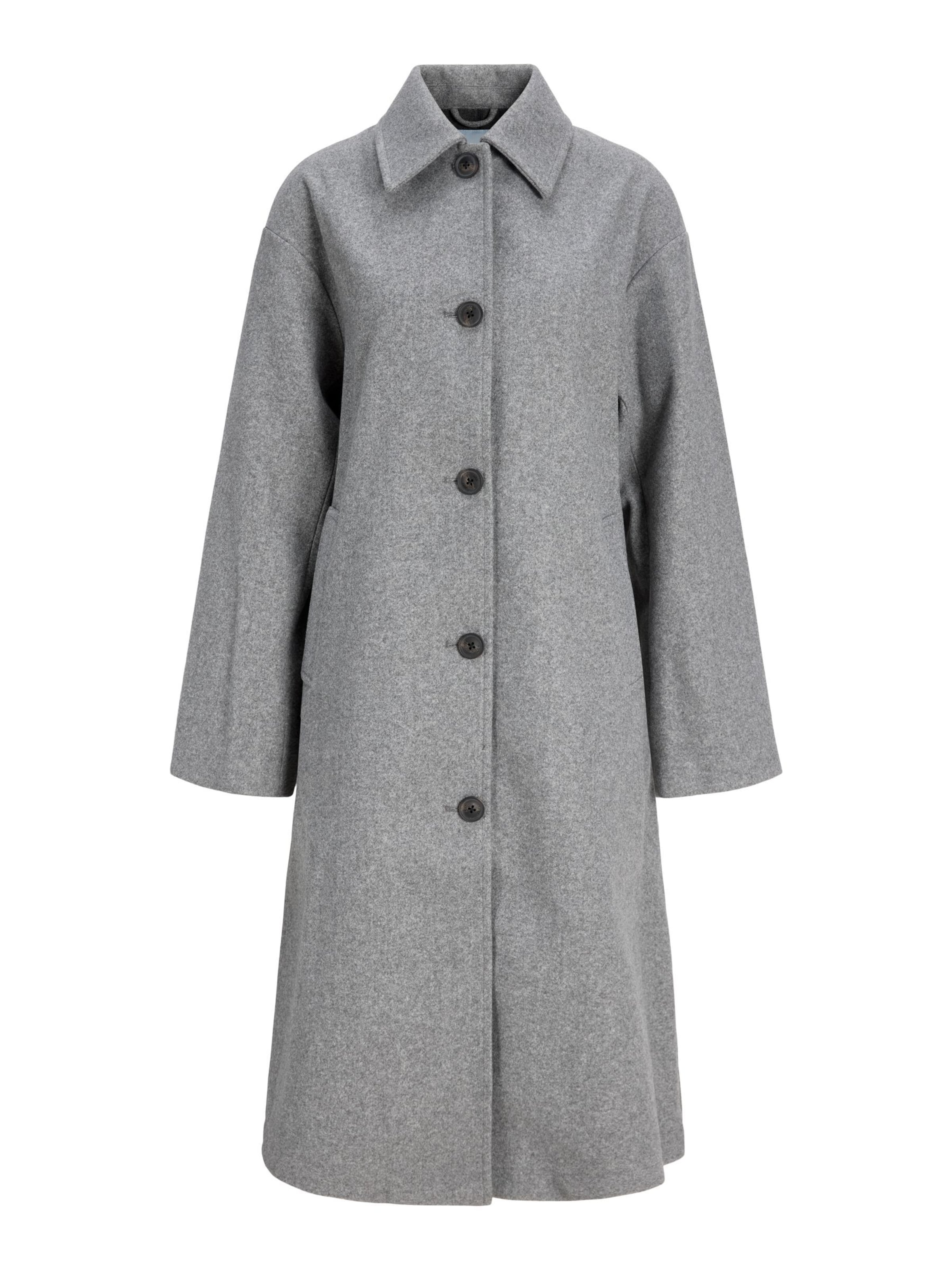 Manteau mi-saison 'JXEsma' JJXX en gris : devant