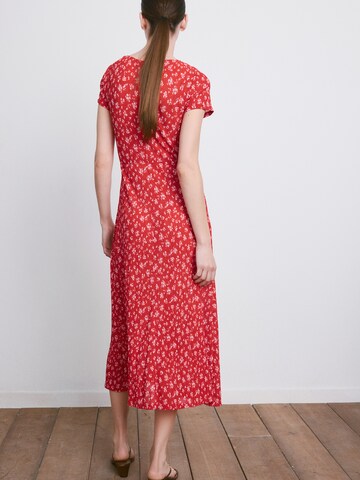 MANGOHaljina 'POMI' - crvena boja