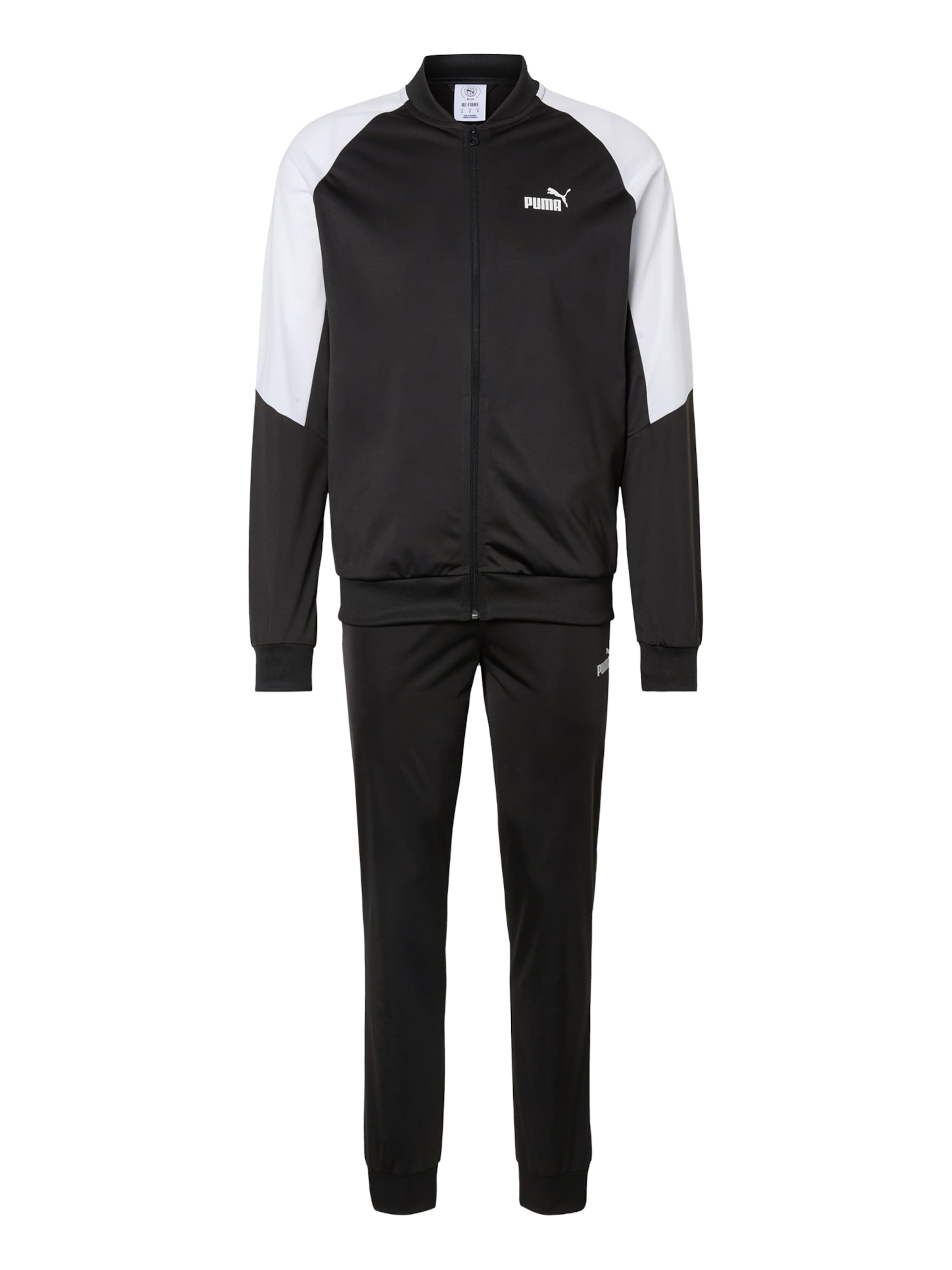 Completo per l'allenamento di PUMA in nero: frontale