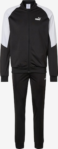 PUMA Trainingsanzug in Schwarz: Vorderseite