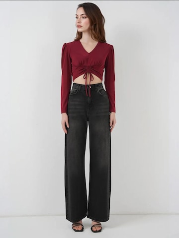 Bigdart Top 'Crop Top' – červená