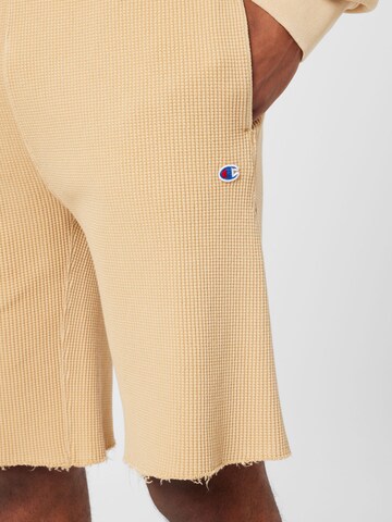 Champion Reverse Weave Regular Broek in Beige