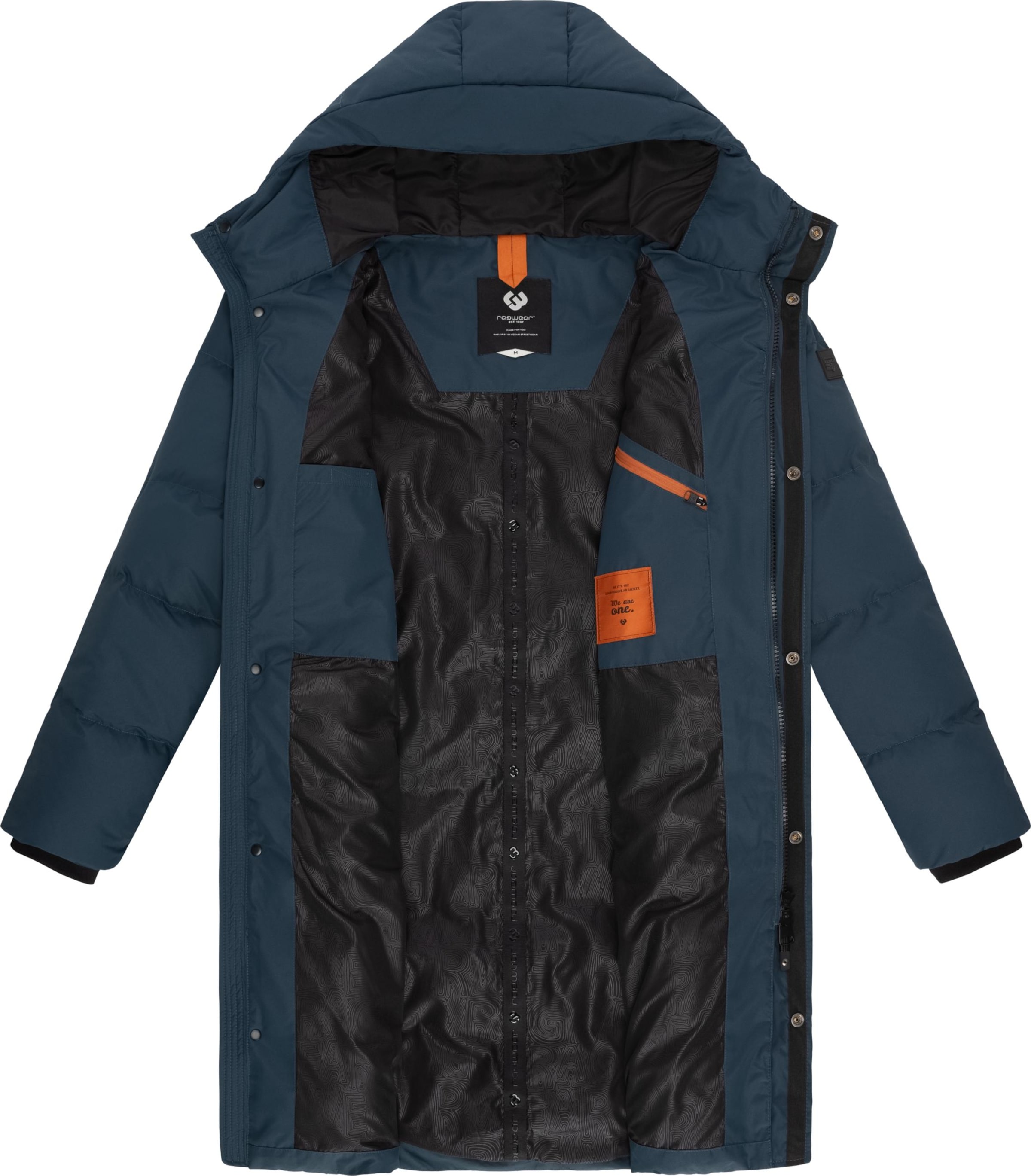 Ragwear Talvemantel 'Nordwey', värv sinine