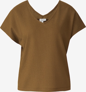 T-shirt s.Oliver en marron : devant