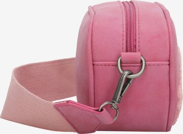 Fritzi aus Preußen Crossbody Bag 'Easy Go Limited Flocked' in Pink