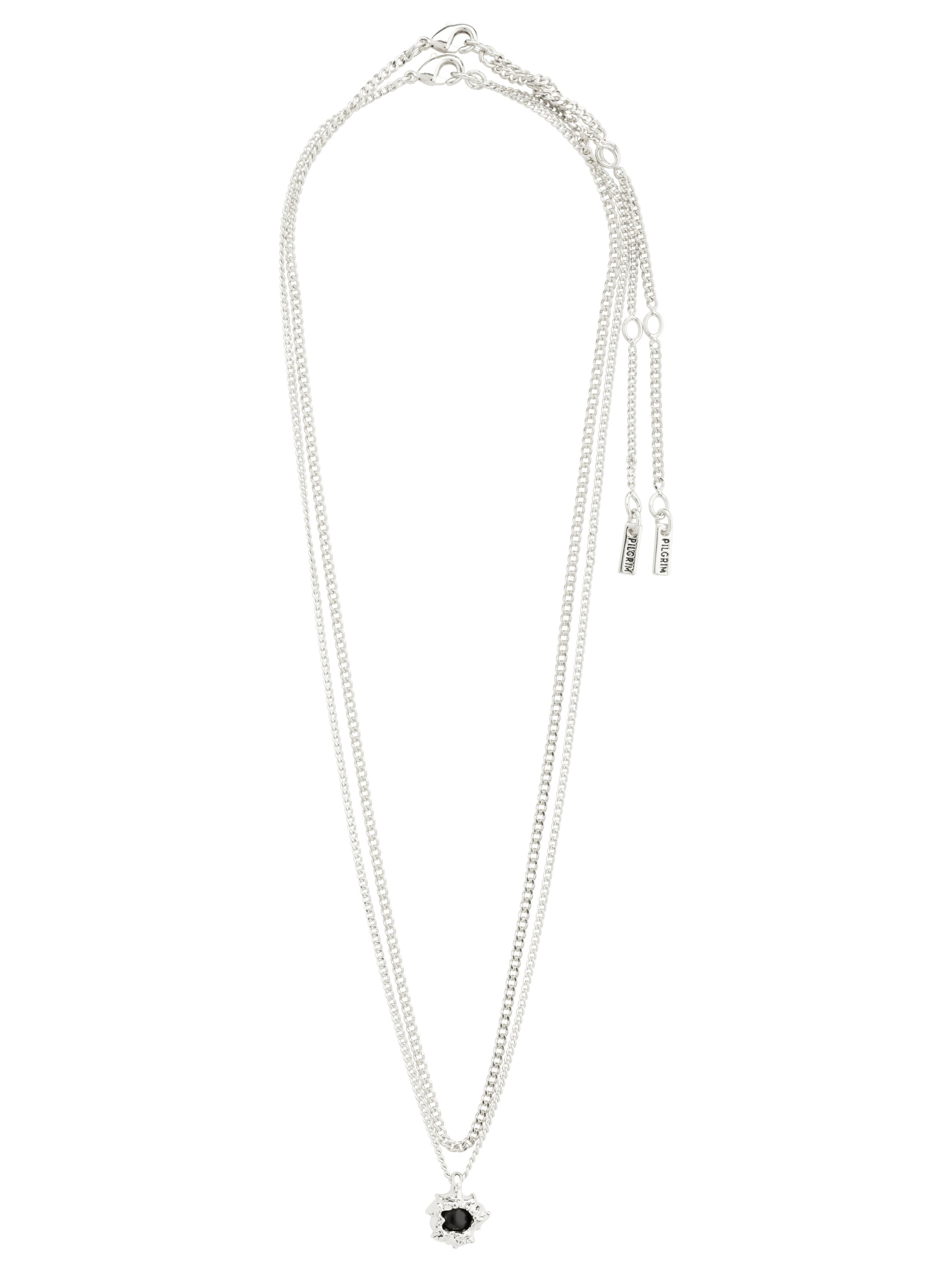 Lanțuri 'Act' de la Pilgrim pe argintiu: față