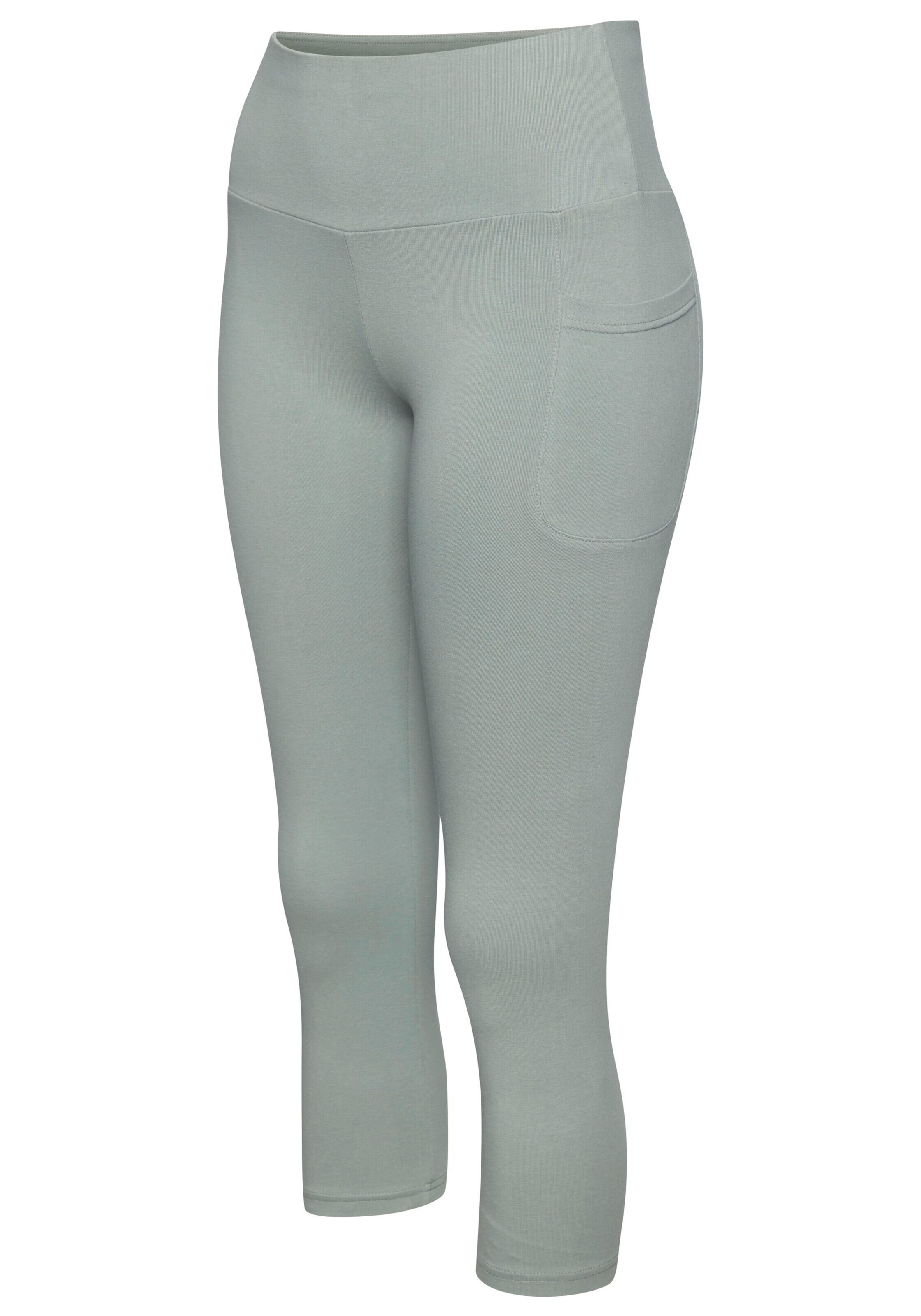 LASCANA ACTIVE - Skinny Pantalón deportivo en verde