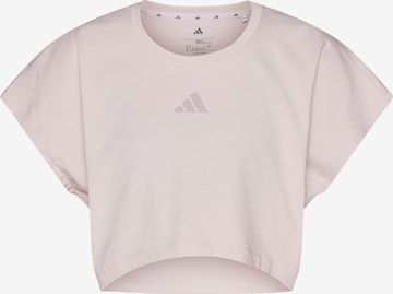 ADIDAS PERFORMANCE - Camisa funcionais 'PWR' em roxo: frente