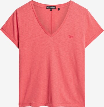 Superdry Shirt in Roze: voorkant