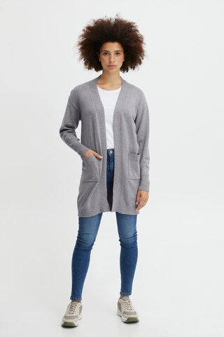 Oxmo Knit Cardigan in Grey