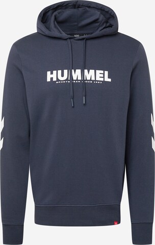 Hummel Спортивный свитшот 'Legacy' в Синий: спереди