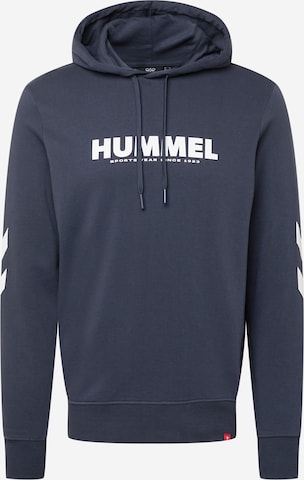 Hummel Sportsweatshirt 'Legacy' in Blau: predná strana