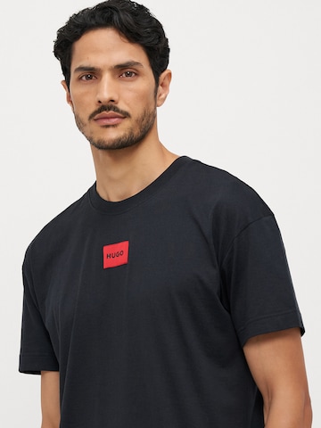 HUGO Pyjama 'GALAXY' in Schwarz