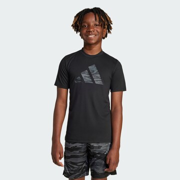 ADIDAS SPORTSWEAR Functioneel shirt 'Essentials' in Zwart: voorkant