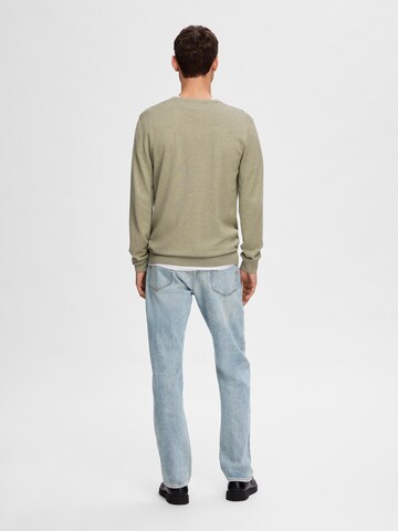 SELECTED HOMME Pullover 'BERG' i grøn