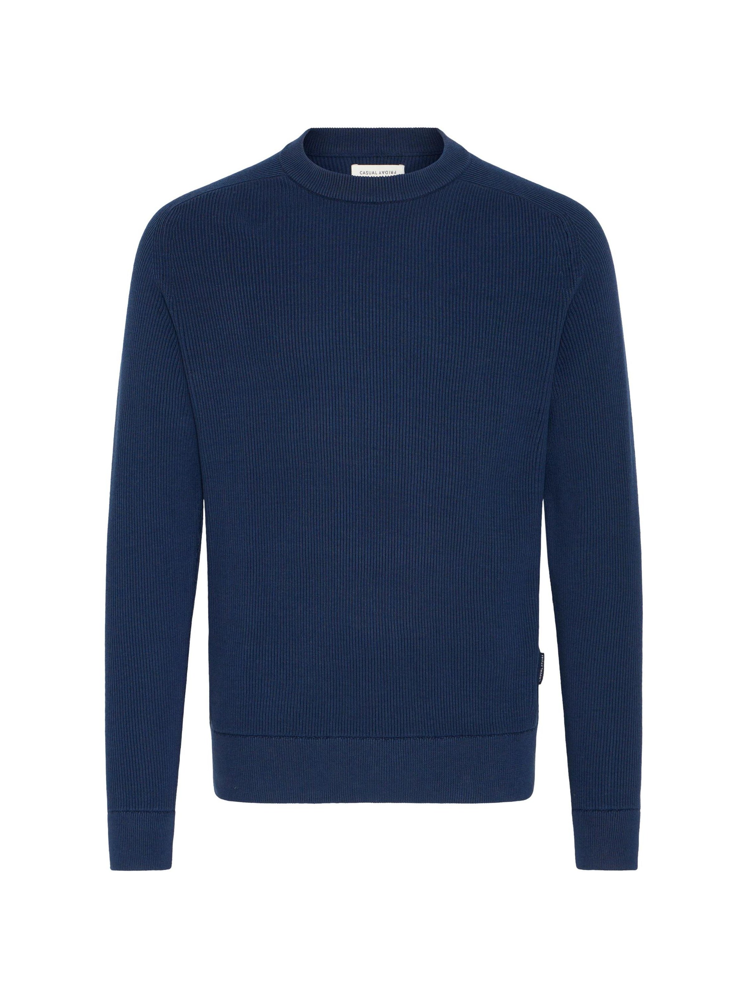 Casual Friday Strickpullover ' CFNordin ' in dunkelblau, Produktansicht