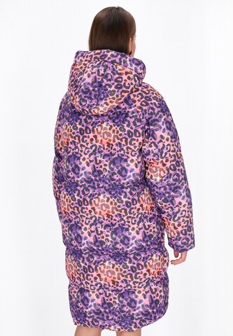 Manteau mi-saison myMo at night en rose