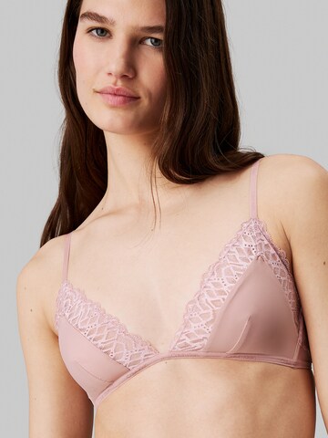 Calvin Klein Triangle Bra 'Attraction ' in Pink
