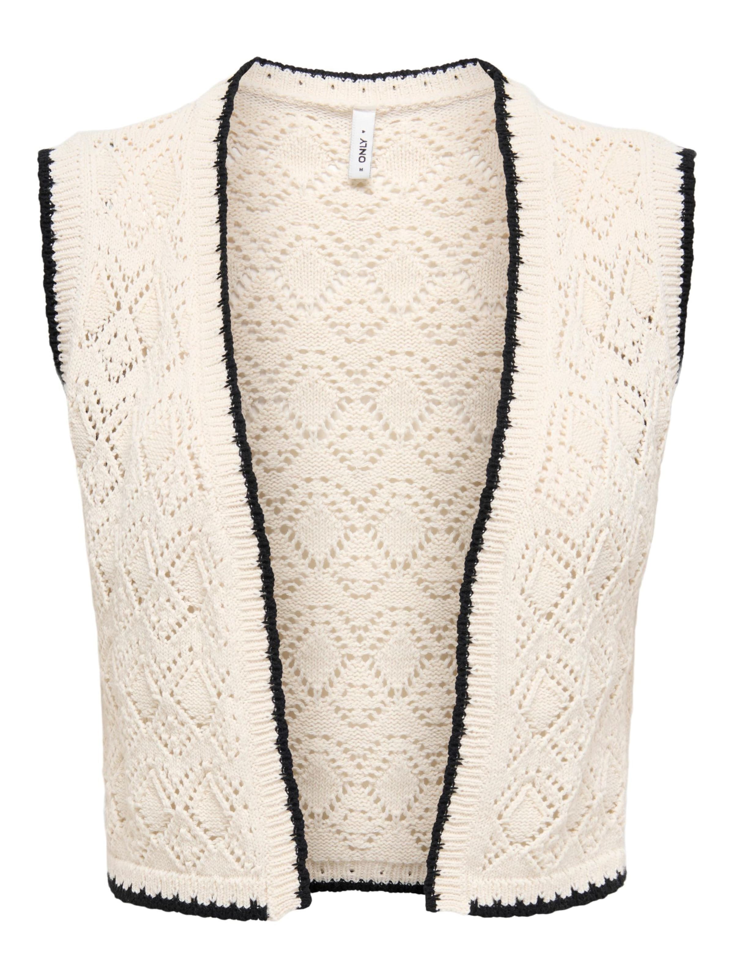 ONLY Strikvest 'ONLlyon' i beige: forside