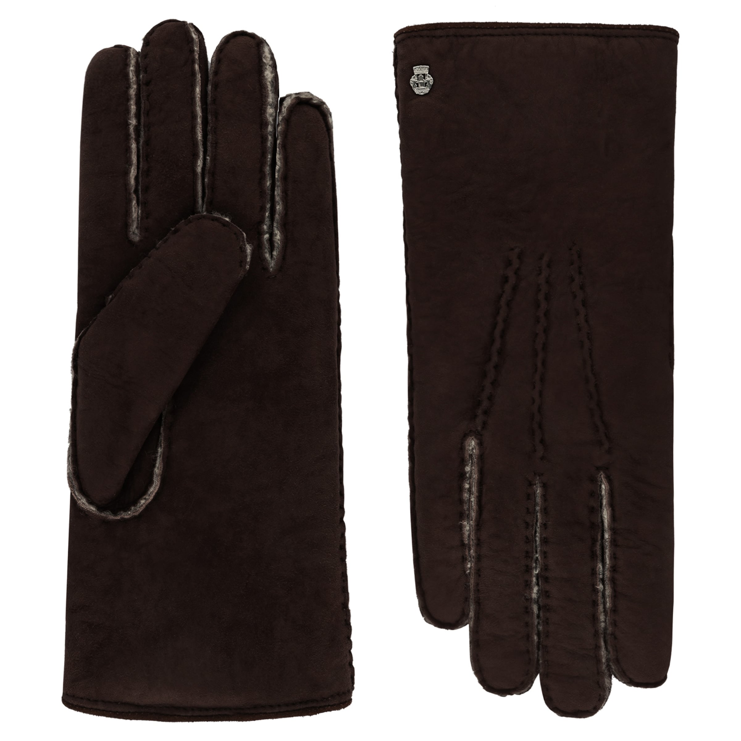 Gants 'ASPEN' Roeckl en marron : devant