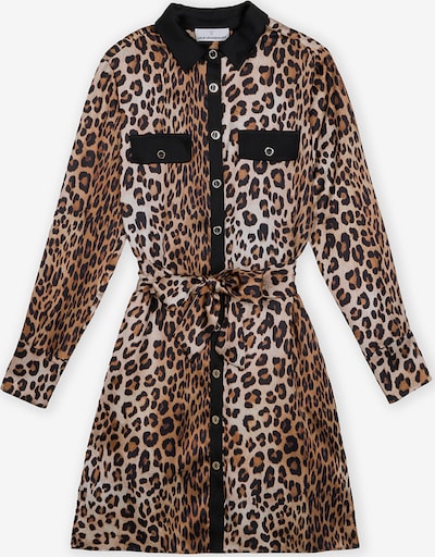 Lola Casademunt Košilové šaty - béžová / hnědá / černá, Produkt