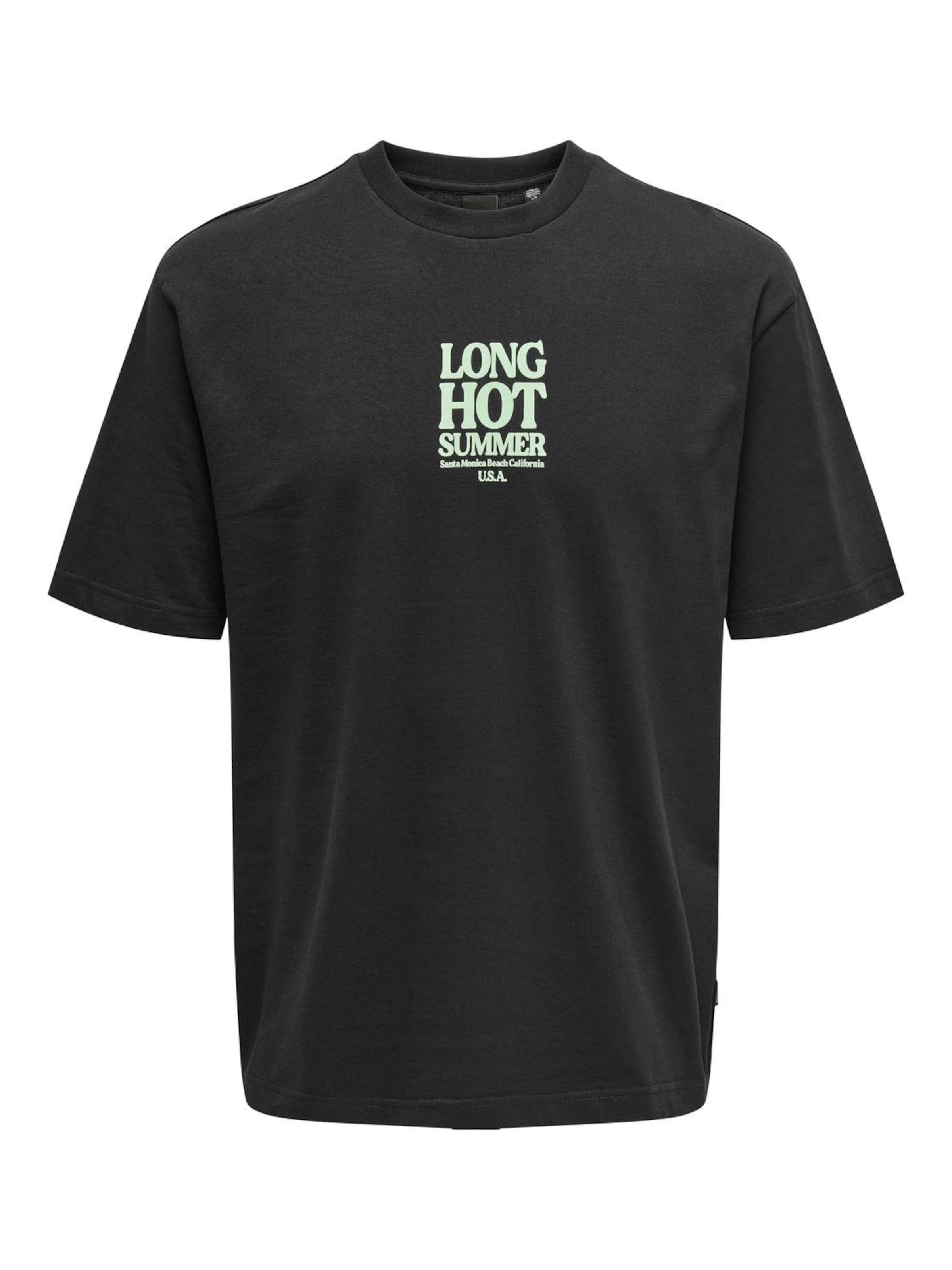 T-Shirt 'ONSKENNY' Only & Sons en noir : devant