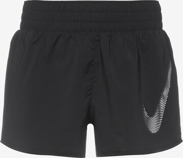 NIKE Loosefit Sportovní kalhoty – černá: přední strana