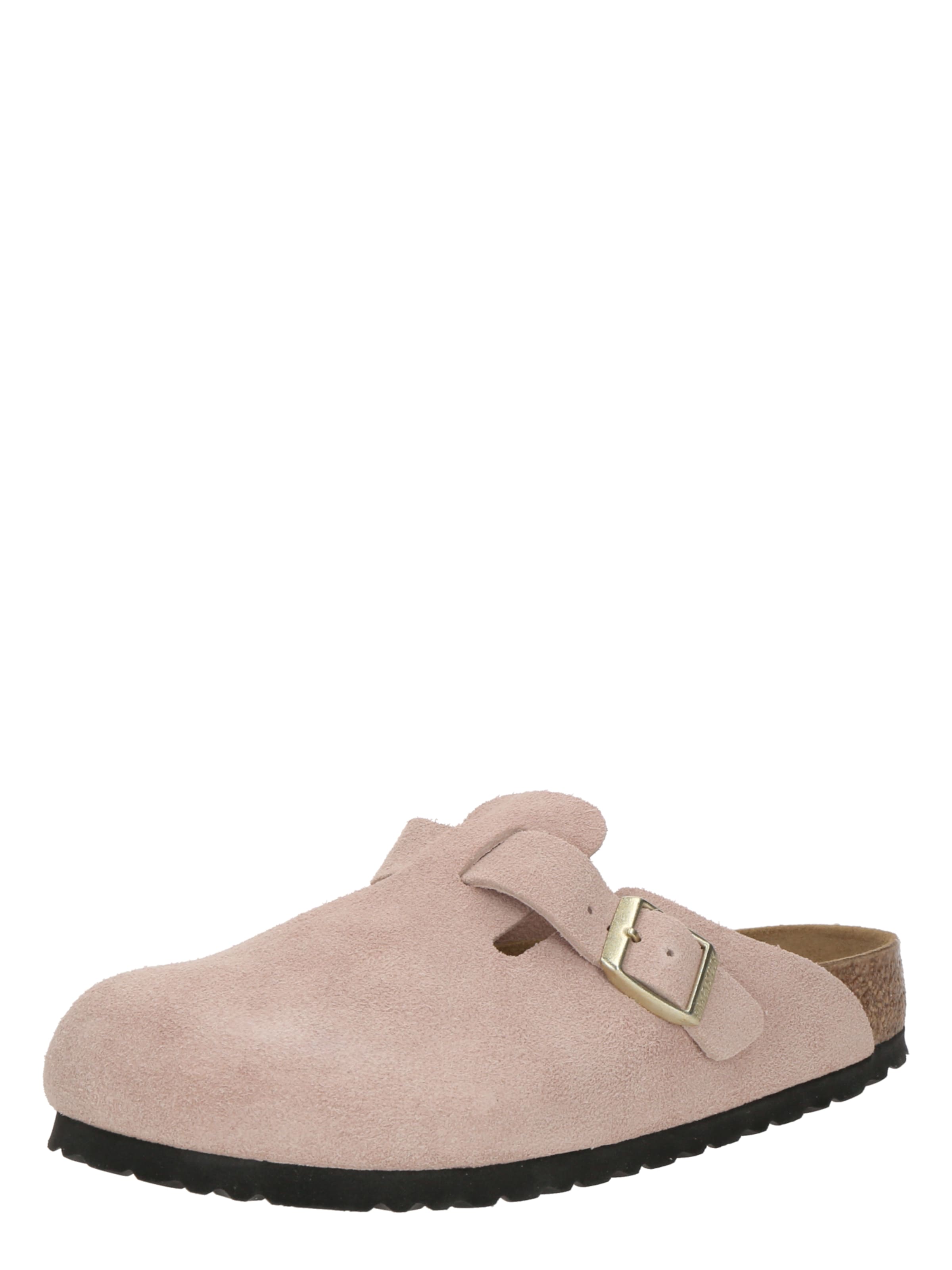BIRKENSTOCK Пантолеты 'Boston' в Ярко-розовый: спереди