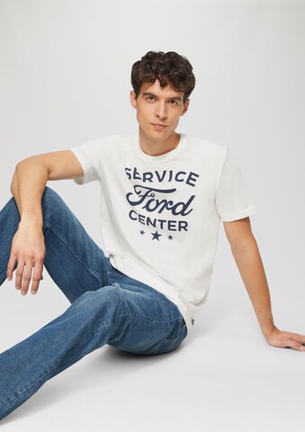 T-Shirt s.Oliver en blanc