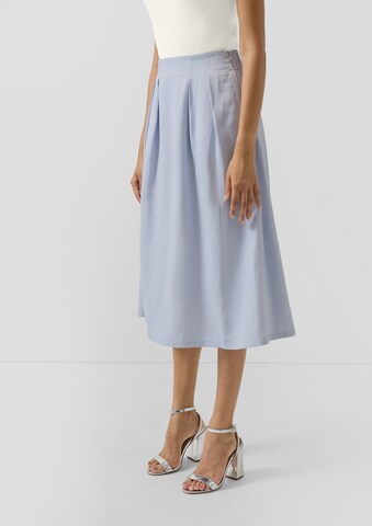 Jupe s.Oliver BLACK LABEL en bleu : devant