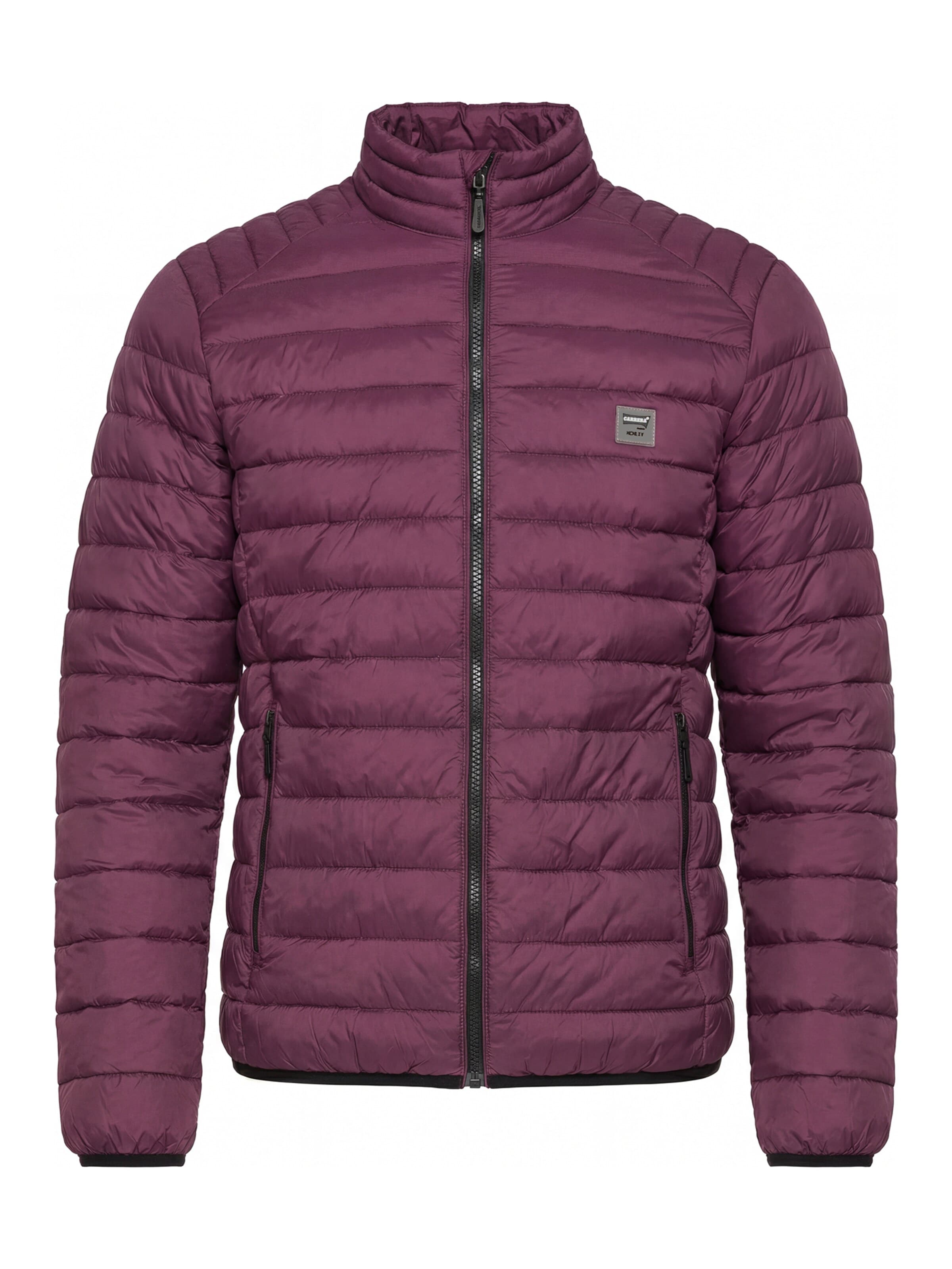Carrera Jeans Outdoorjacke 'Upright-Collar'‌‌‌‌‌‌‌ in Rot: Vorderseite