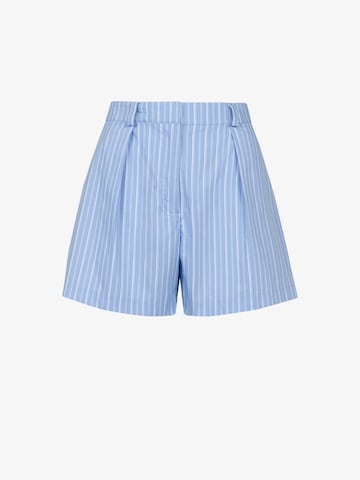 FEMSSY Loosefit Broek 'ARIA STRIPE SHORTS BLUE' in Blauw: voorkant