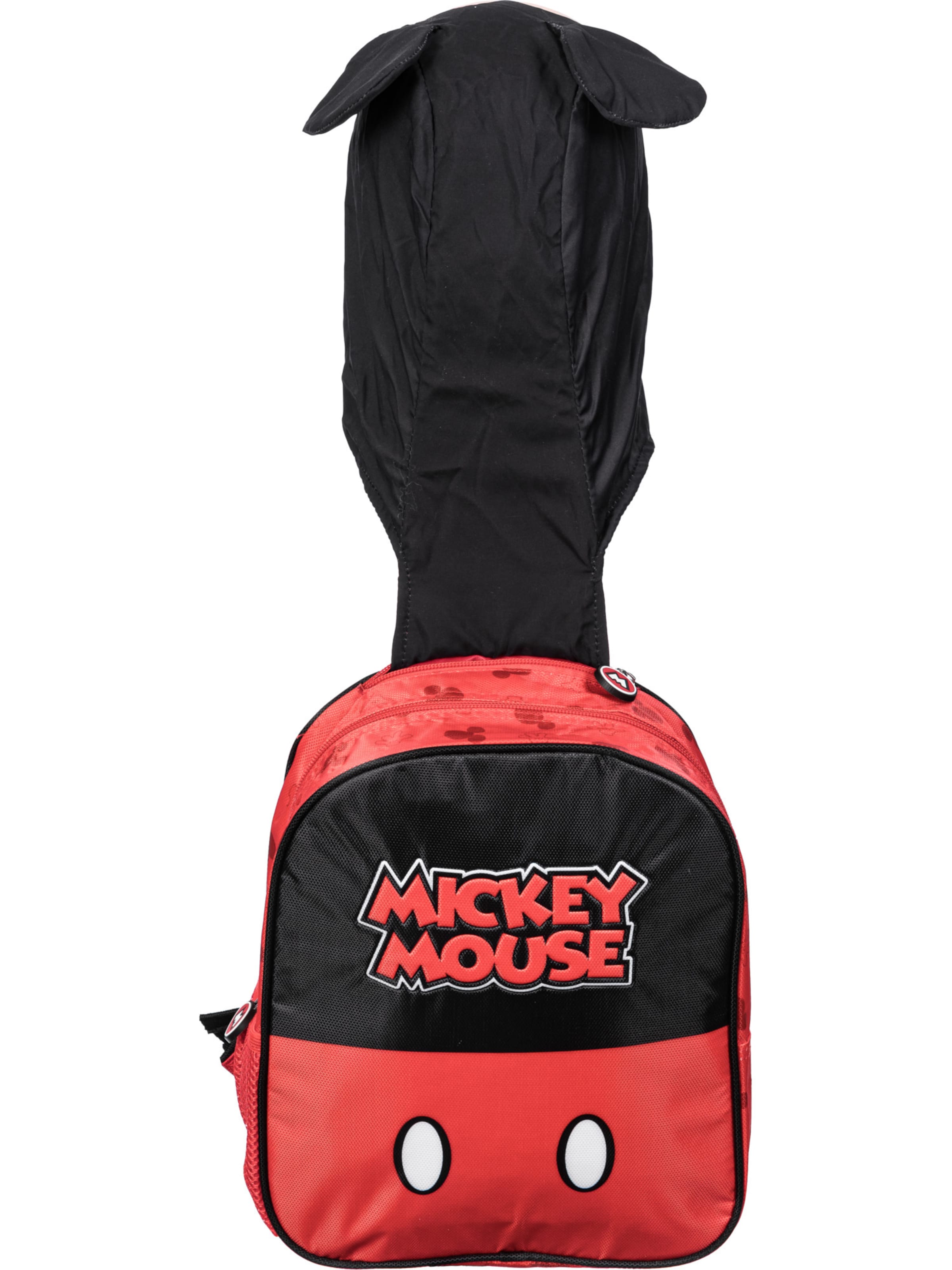 DISNEY - Mochila 'Mickey Mouse Clever-Hooded' en negro