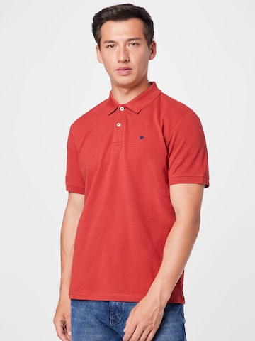 TOM TAILOR Regular fit Тениска в червено: отпред