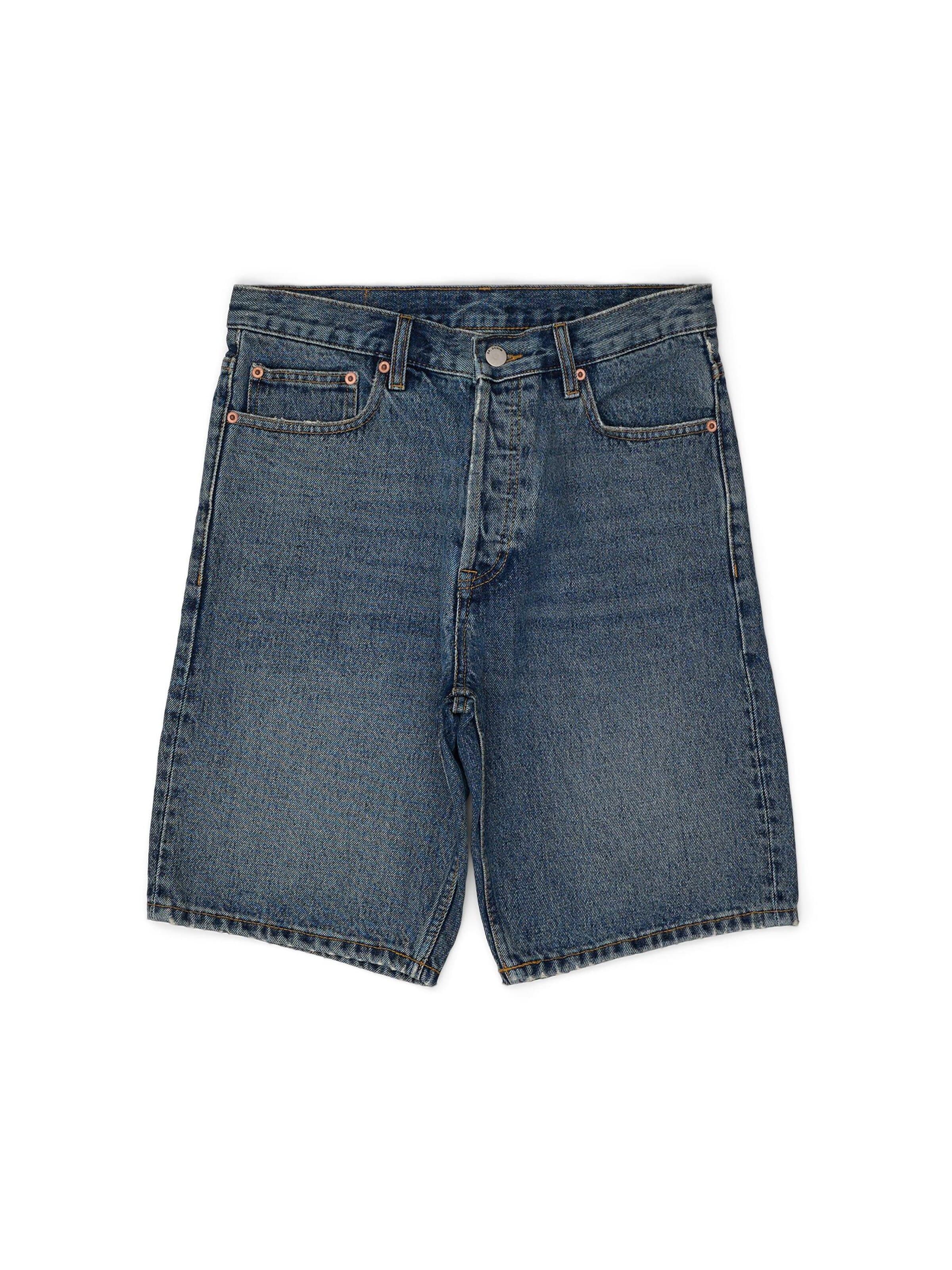 Dr. Denim Regular Jeans 'Dash Shorts' in Blauw: voorkant
